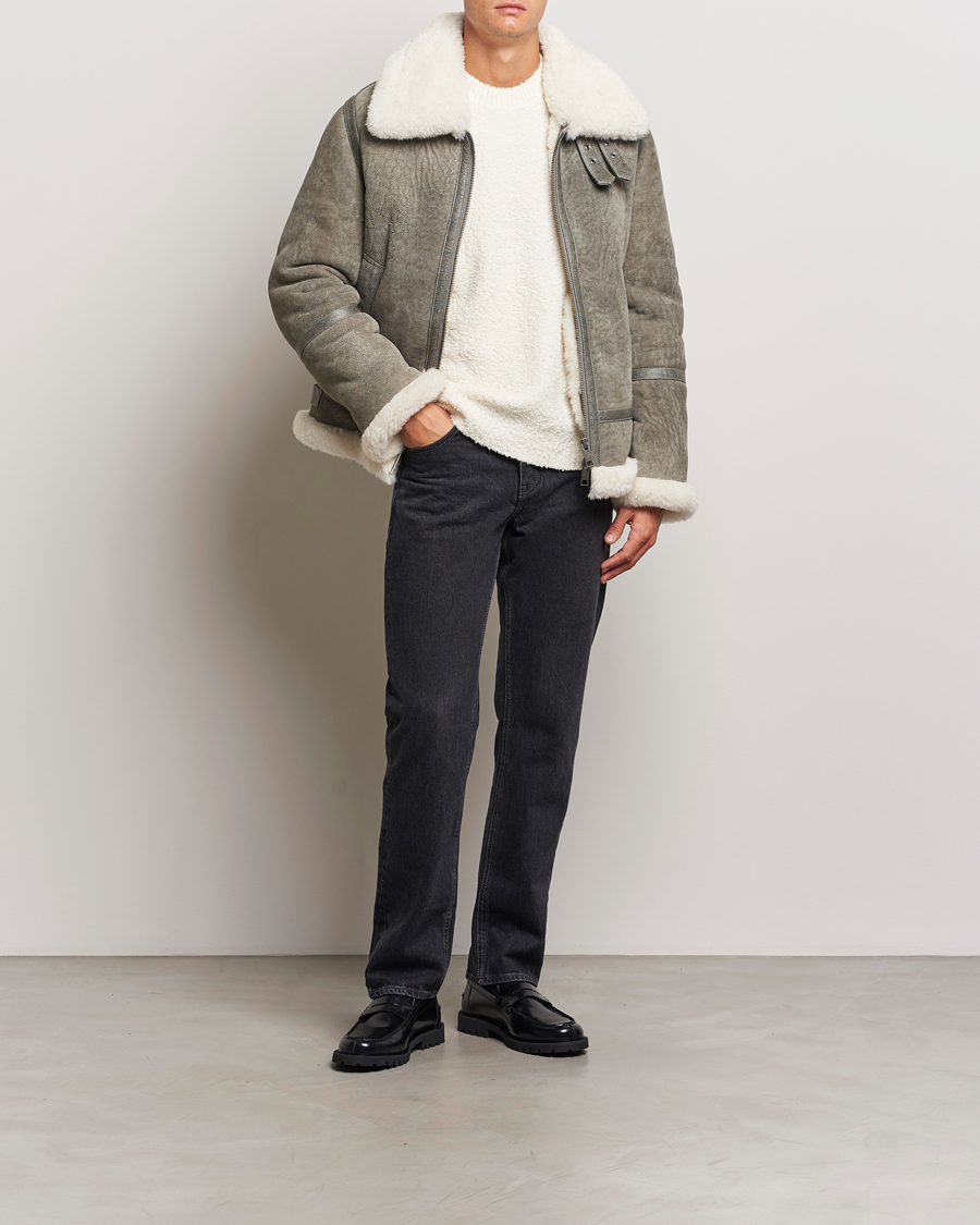 Herr | Jackor | GANT | Shearling Jacket Desert Brown