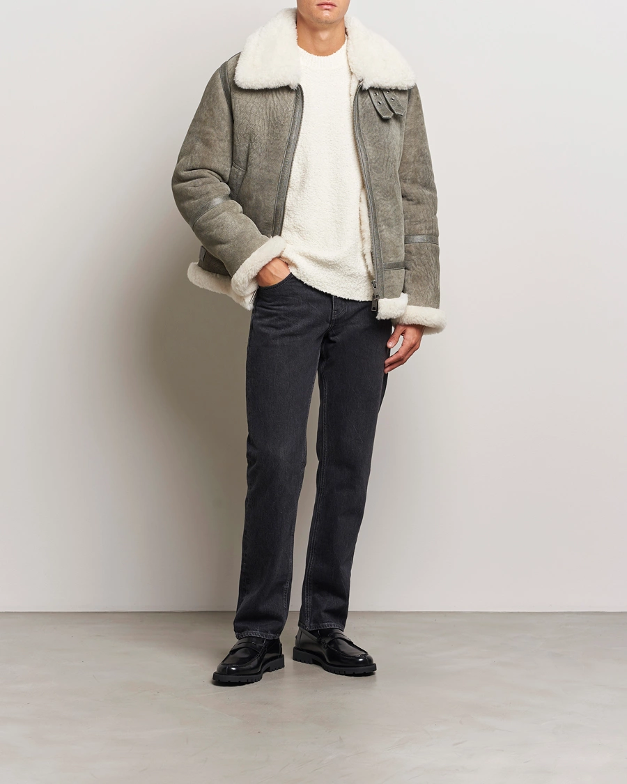 Herr | Jackor | Gant | Shearling Jacket Desert Brown