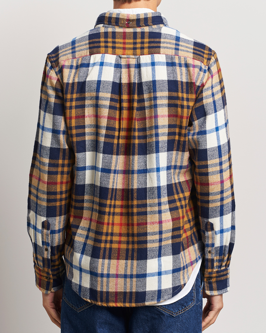 Herr | Skjortor | GANT | Twill Checked Shirt Beige