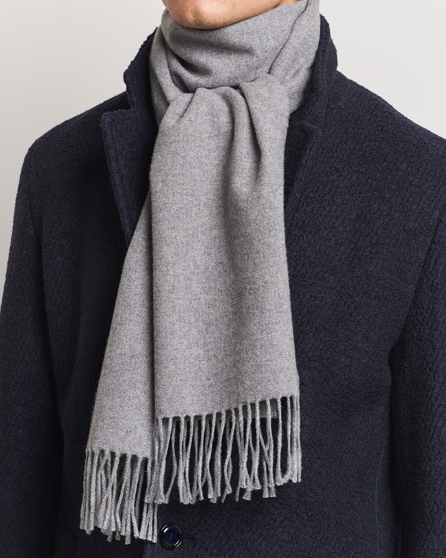 Herr | GANT Wool Scarf Grey Melange | GANT | Wool Scarf Grey Melange