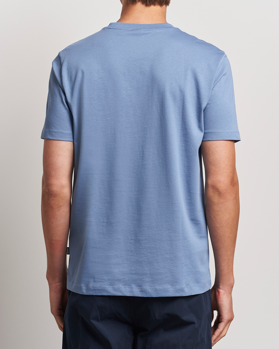 Herr | T-Shirts | BOSS BLACK | Thompson T-Shirt Open Blue