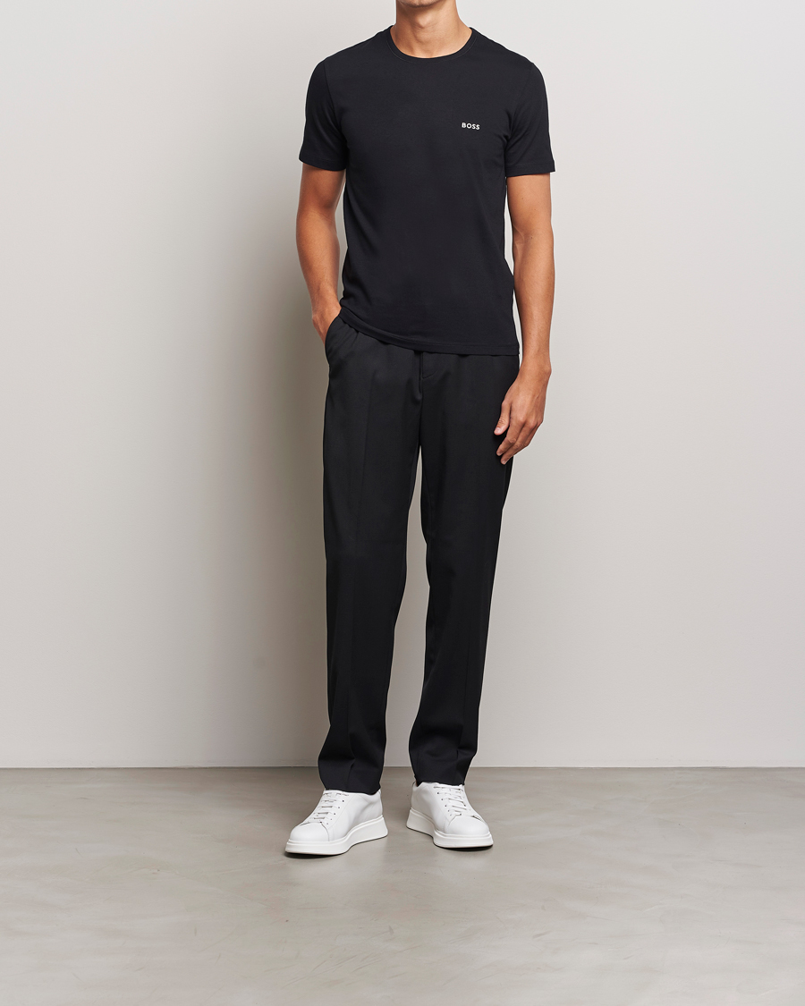 Herr | T-Shirts | BOSS BLACK | 3-Pack Crew Neck T-Shirt White/Grey/Black