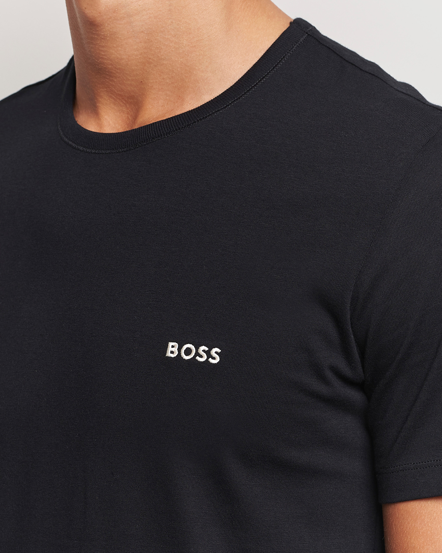 Herr | T-Shirts | BOSS BLACK | 3-Pack Crew Neck T-Shirt White/Grey/Black