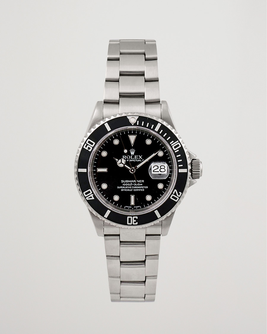 Herr | Rolex Pre-Owned Submariner 16610 Silver | Rolex Pre-Owned | Submariner 16610 Silver