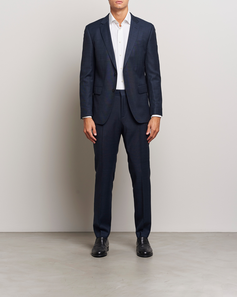 Herr | BOSS BLACK Huge Wool Suit Open Blue | BOSS BLACK | Huge Wool Suit Open Blue