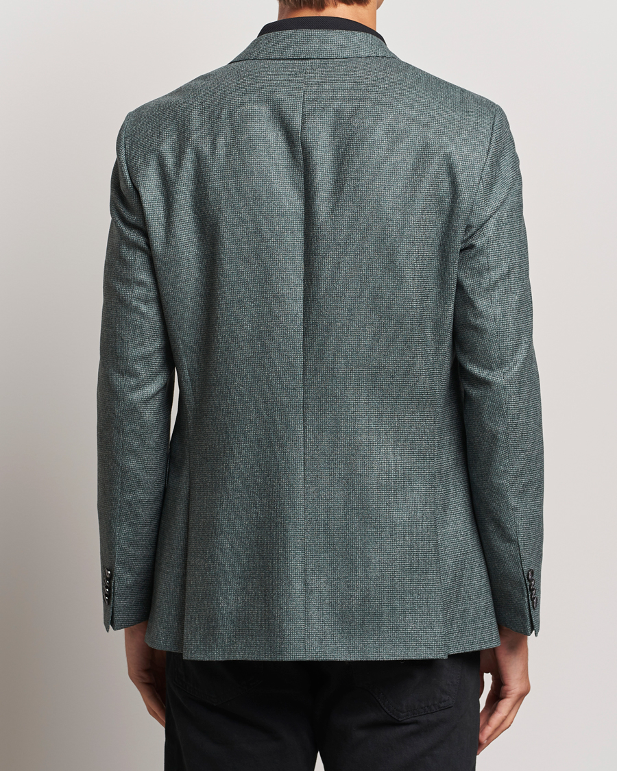 Herr | Kavajer | BOSS BLACK | Hutson Wool Dogtooth Blazer Light Green
