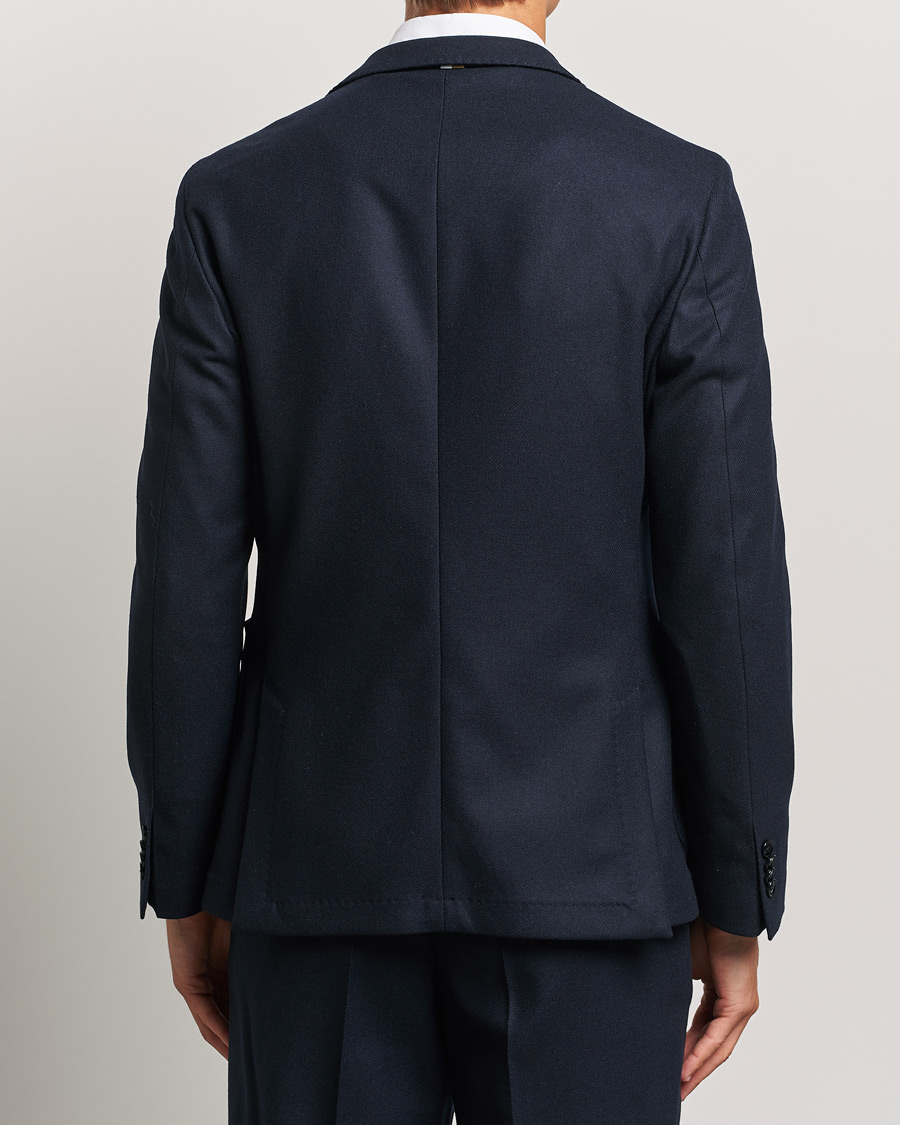 Herr | Kavajer | BOSS BLACK | Hanry Wool Patch Pocket Blazer Dark Blue