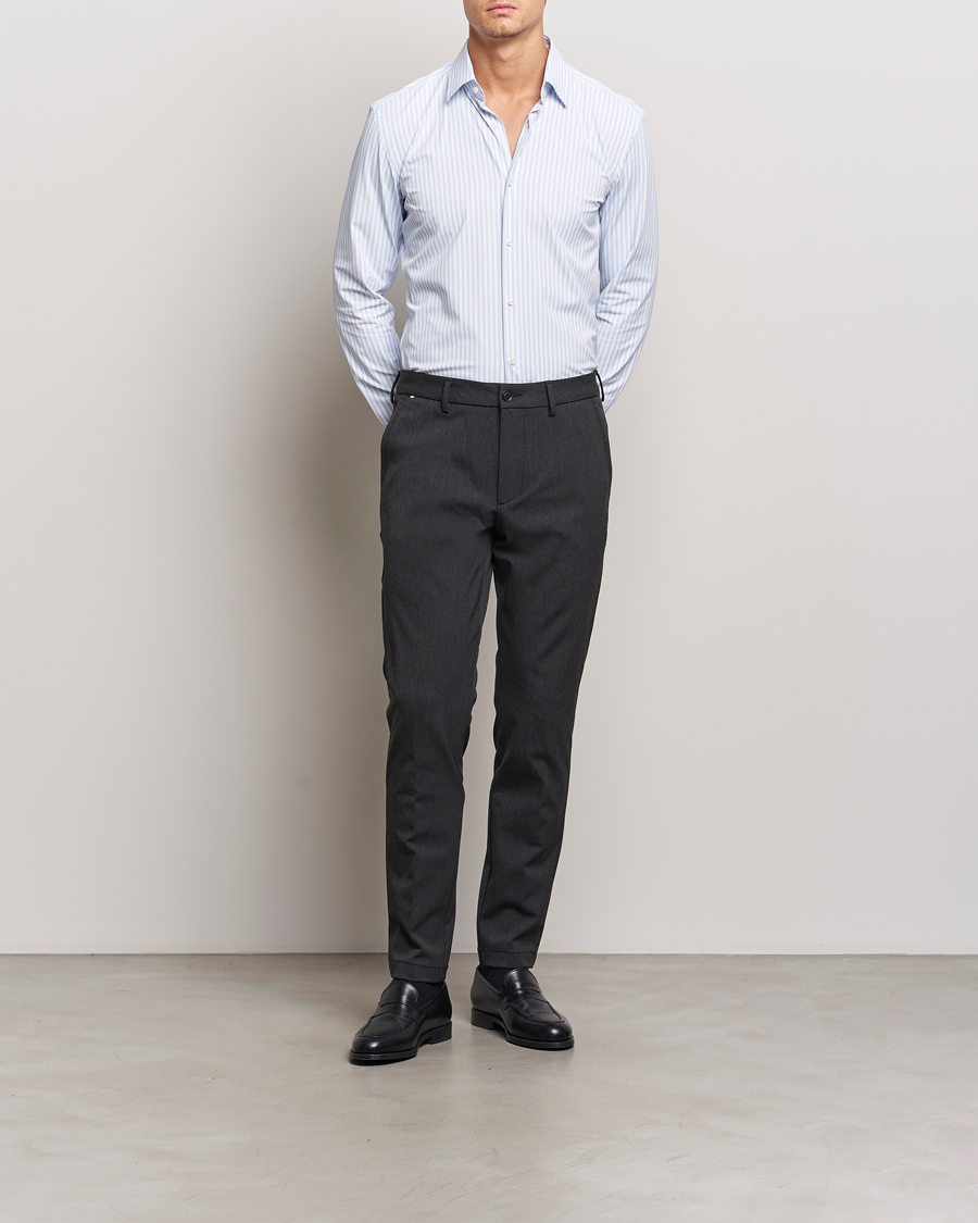 Herr | Byxor | BOSS BLACK | Kaiton Structured Chinos Black