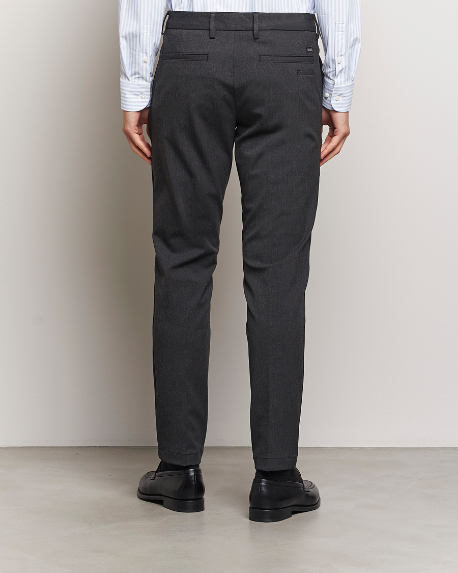 Herr | Byxor | BOSS BLACK | Kaiton Structured Chinos Black