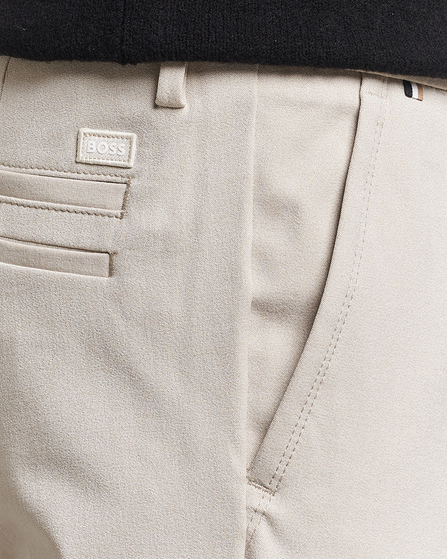 Herr | Byxor | BOSS BLACK | Kaiton Structured Chinos Light Beige