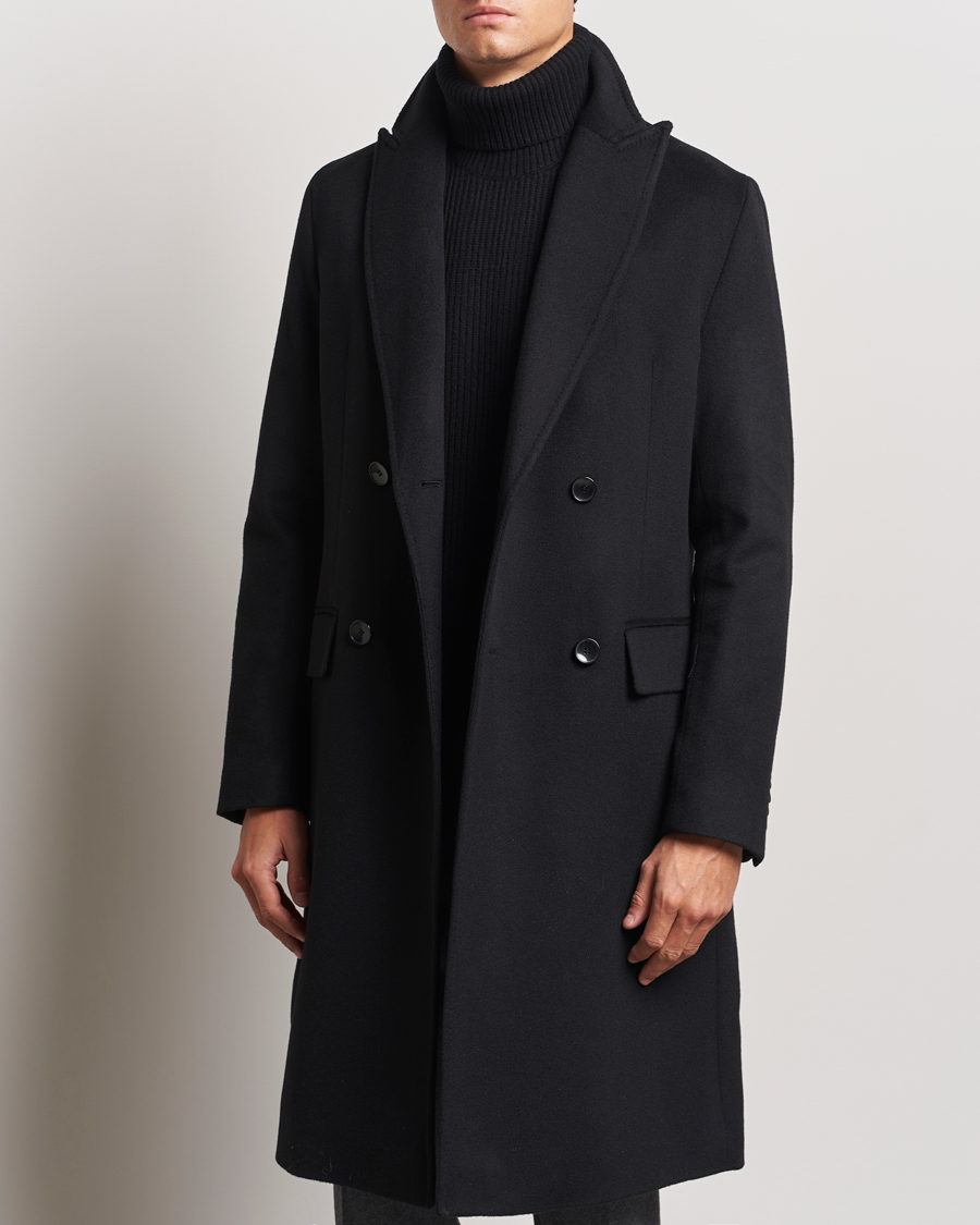Herr | Jackor | BOSS BLACK | Hyde Double Breasted Coat Black