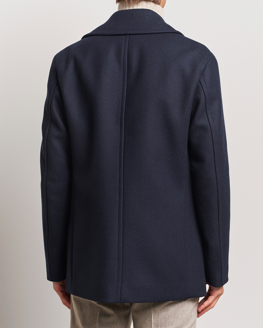 Herr | Jackor | BOSS BLACK | Clay Wool Peacoat Dark Blue
