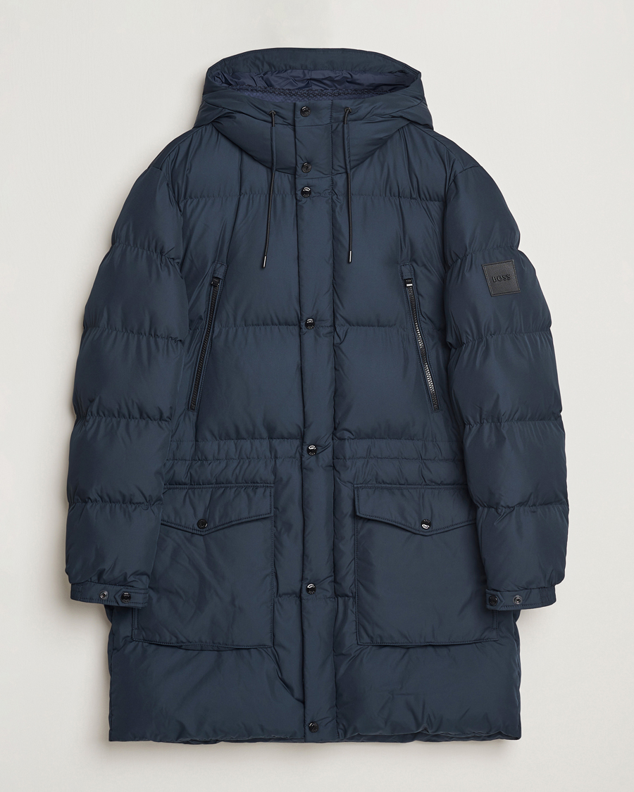 Herr | Jackor | BOSS BLACK | Condolo Puffer Parka Dark Blue