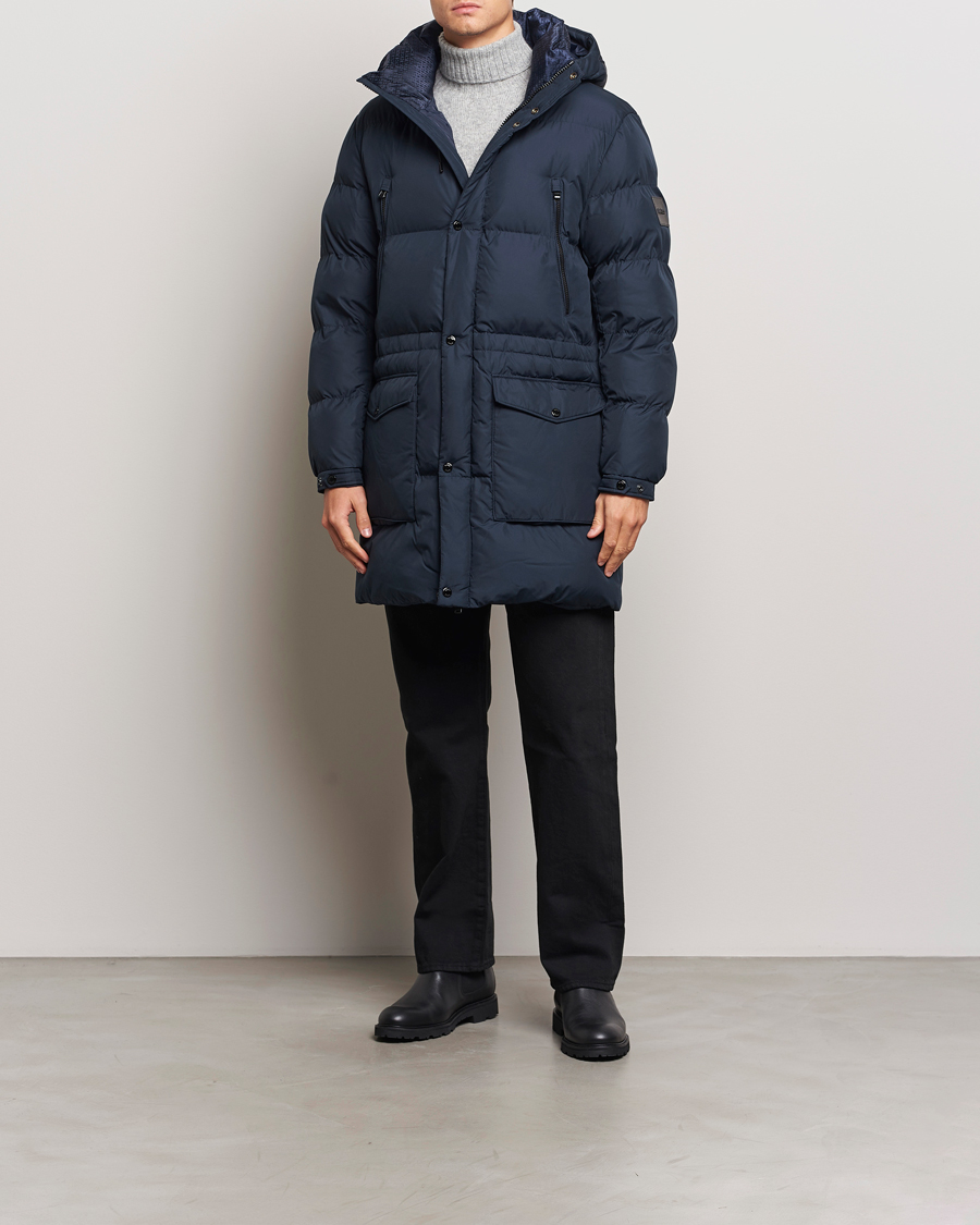 Herr | Jackor | BOSS BLACK | Condolo Puffer Parka Dark Blue