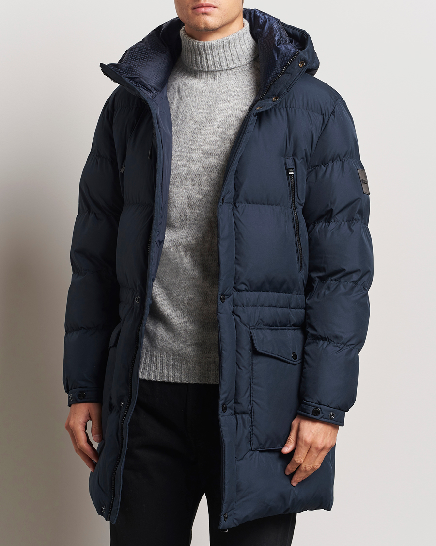 Herr | Jackor | BOSS BLACK | Condolo Puffer Parka Dark Blue