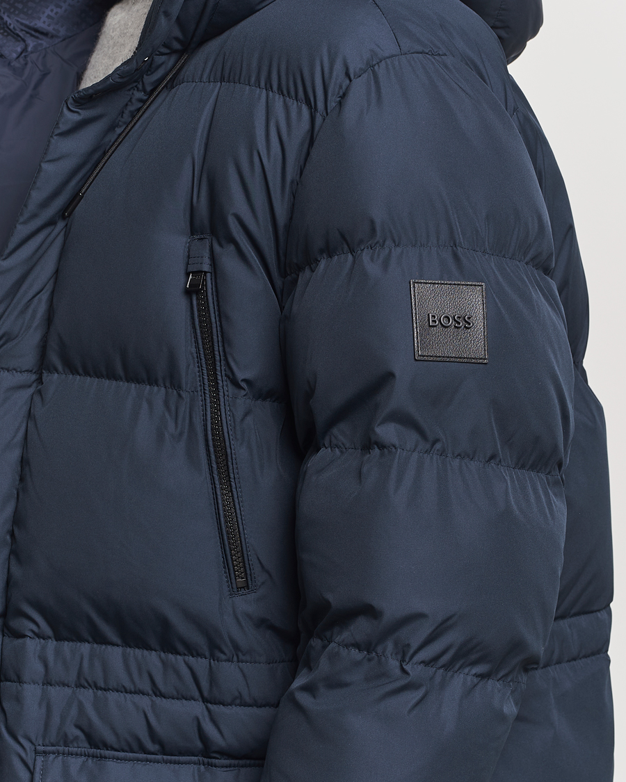 Herr | Jackor | BOSS BLACK | Condolo Puffer Parka Dark Blue