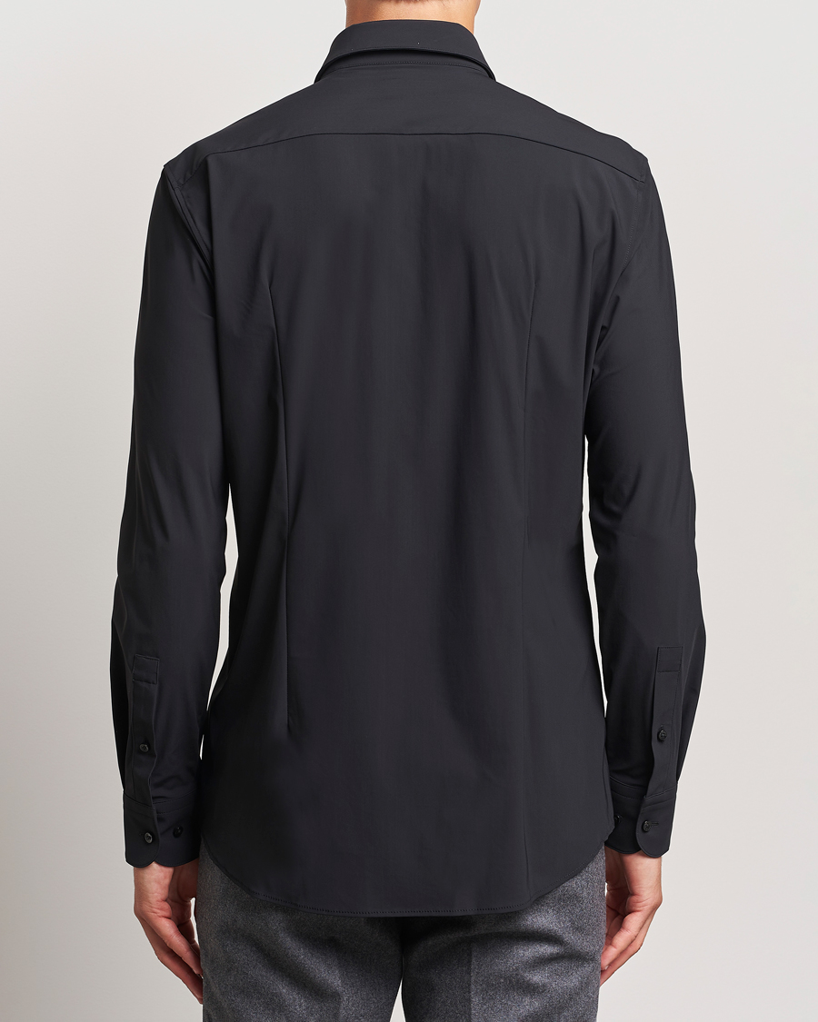 Herr | Skjortor | BOSS BLACK | Hank 4-Way Stretch Shirt Black