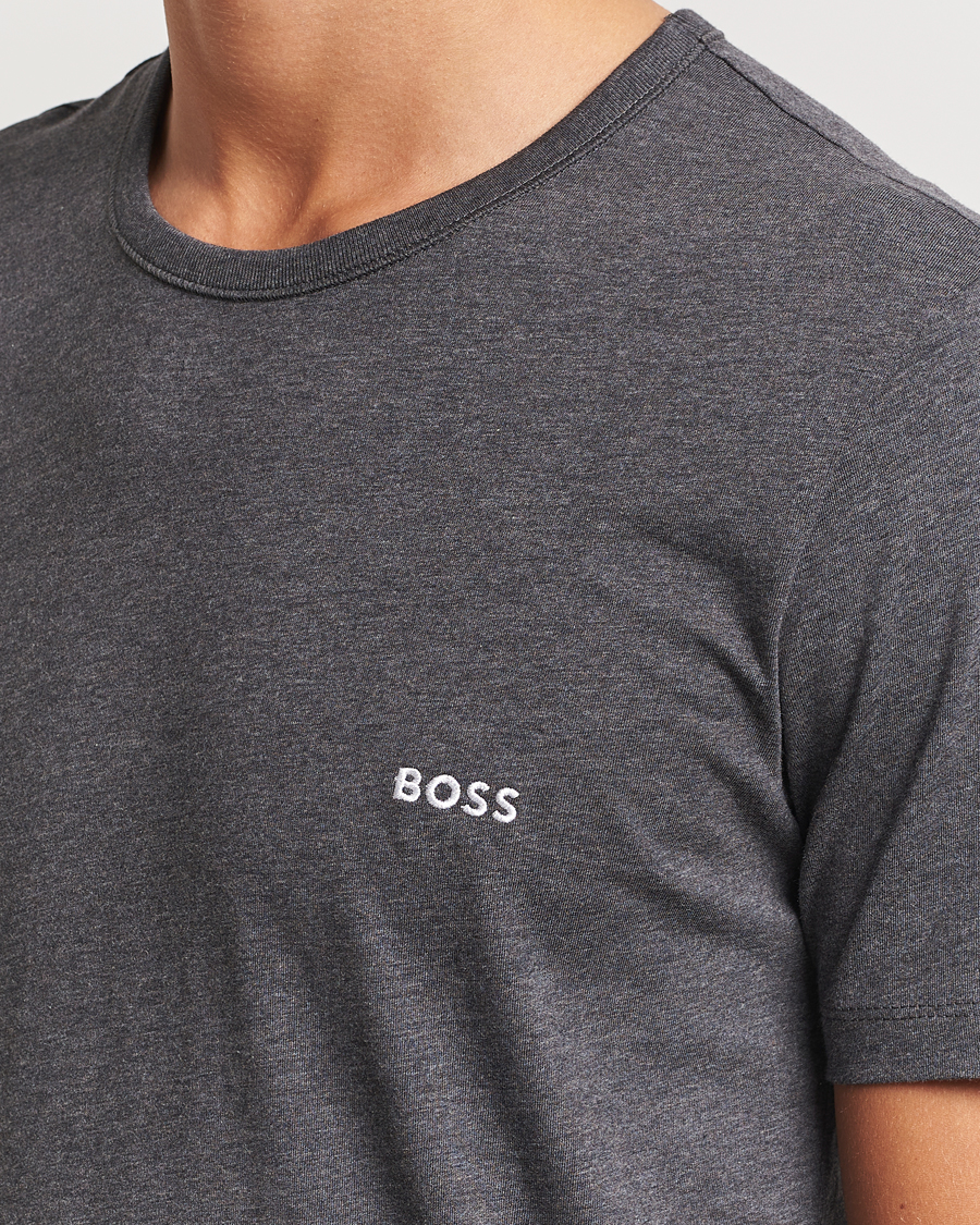 Herr | T-Shirts | BOSS BLACK | 3-Pack Crew Neck T-Shirt Grey/White/Navy