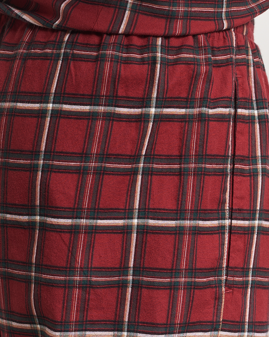 Herr | Pyjamas & Morgonrockar | BOSS BLACK | Holiday Checked Pyjama Set Dark Red