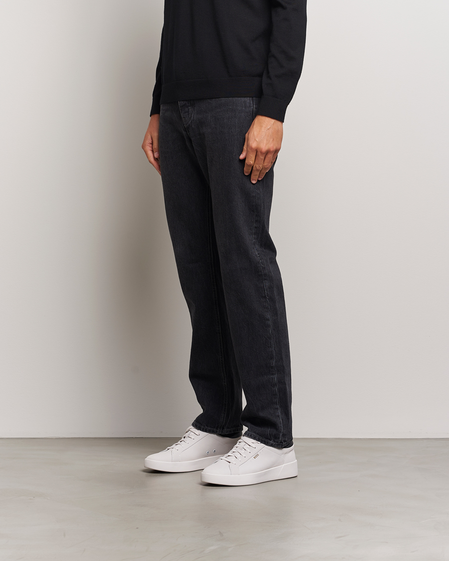Herr | BOSS BLACK Belwar Leather Sneaker Open White | BOSS BLACK | Belwar Leather Sneaker Open White