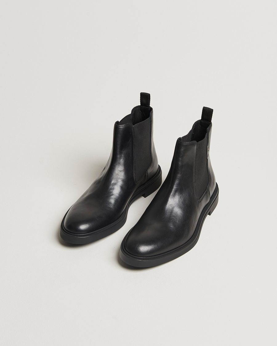 Herr | BOSS BLACK Calev Leather Chelsea Boot Black | BOSS BLACK | Calev Leather Chelsea Boot Black