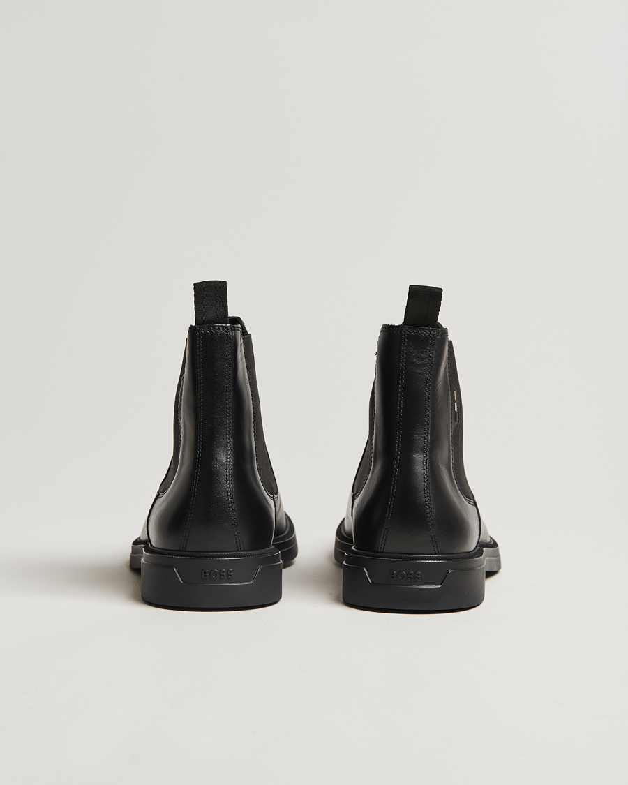 Herr | BOSS BLACK Calev Leather Chelsea Boot Black | BOSS BLACK | Calev Leather Chelsea Boot Black
