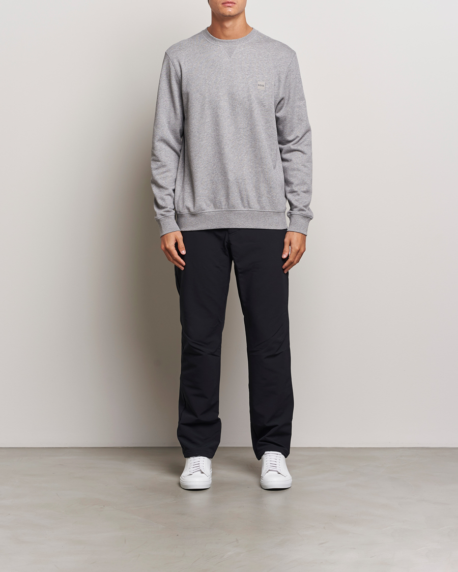 Herr | Tröjor | BOSS ORANGE | Westart Logo Sweatshirt Light Grey