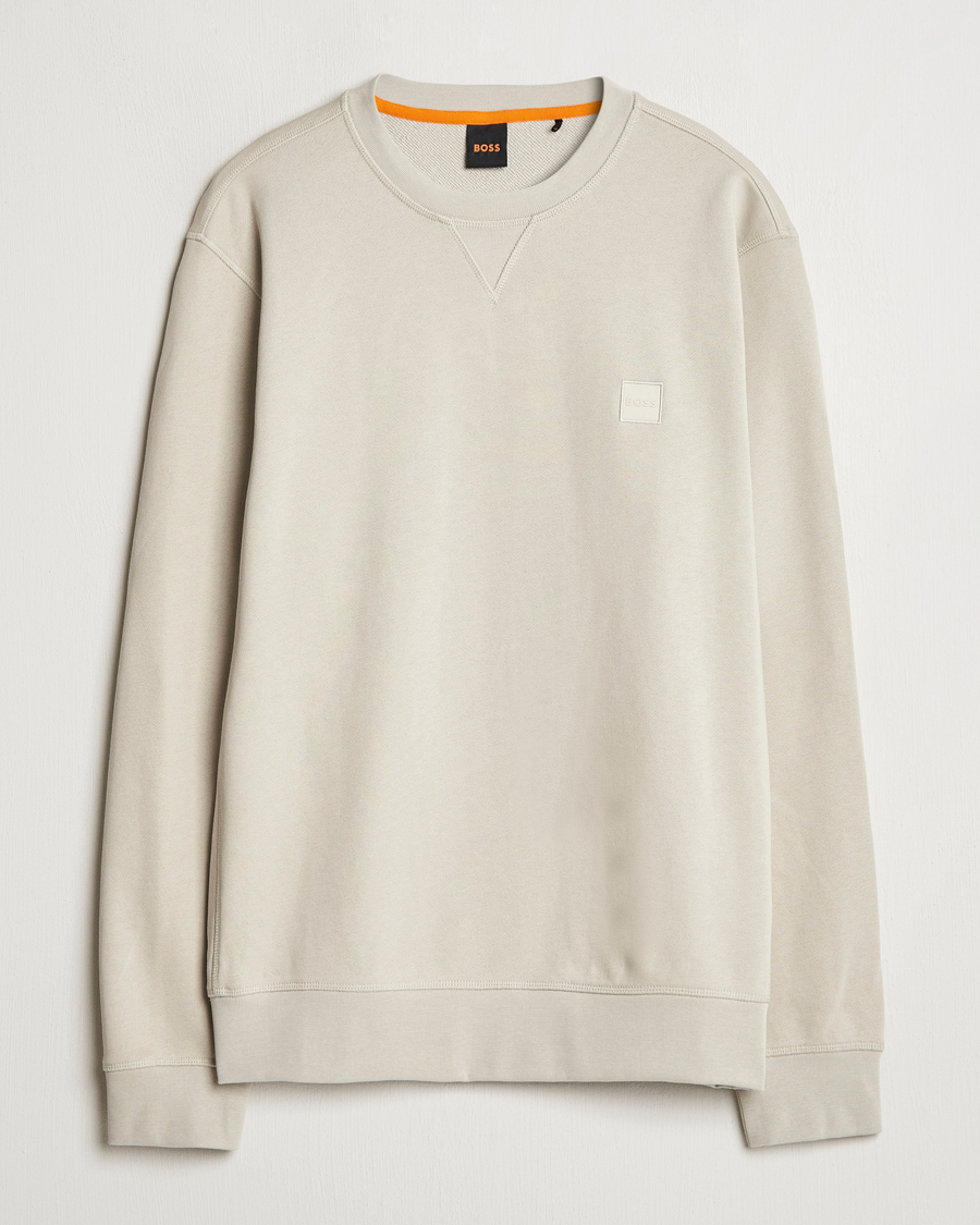 Herr | Tröjor | BOSS ORANGE | Westart Logo Sweatshirt Light Beige