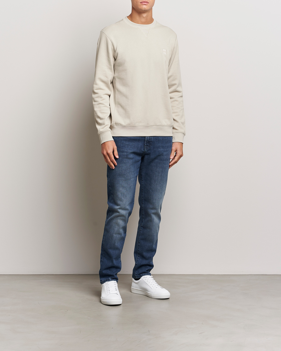 Herr | Tröjor | BOSS ORANGE | Westart Logo Sweatshirt Light Beige