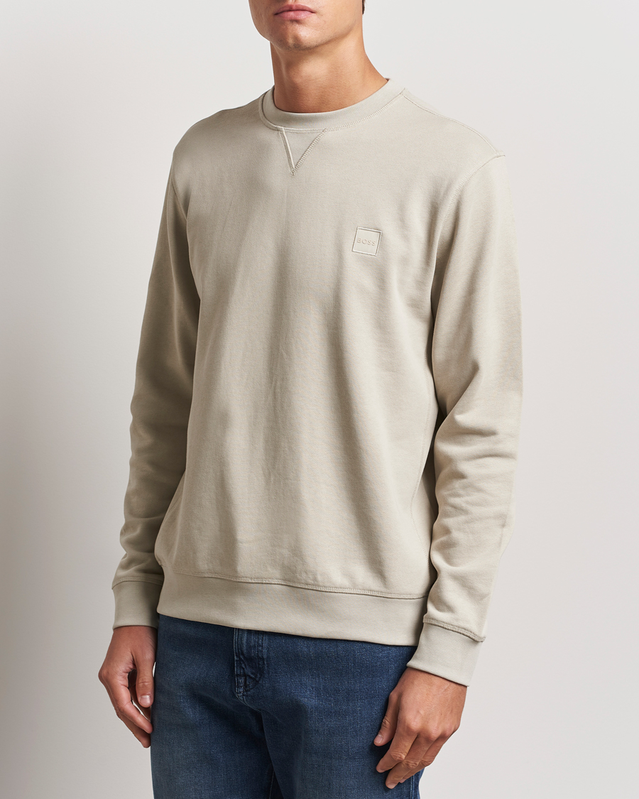 Herr | Tröjor | BOSS ORANGE | Westart Logo Sweatshirt Light Beige