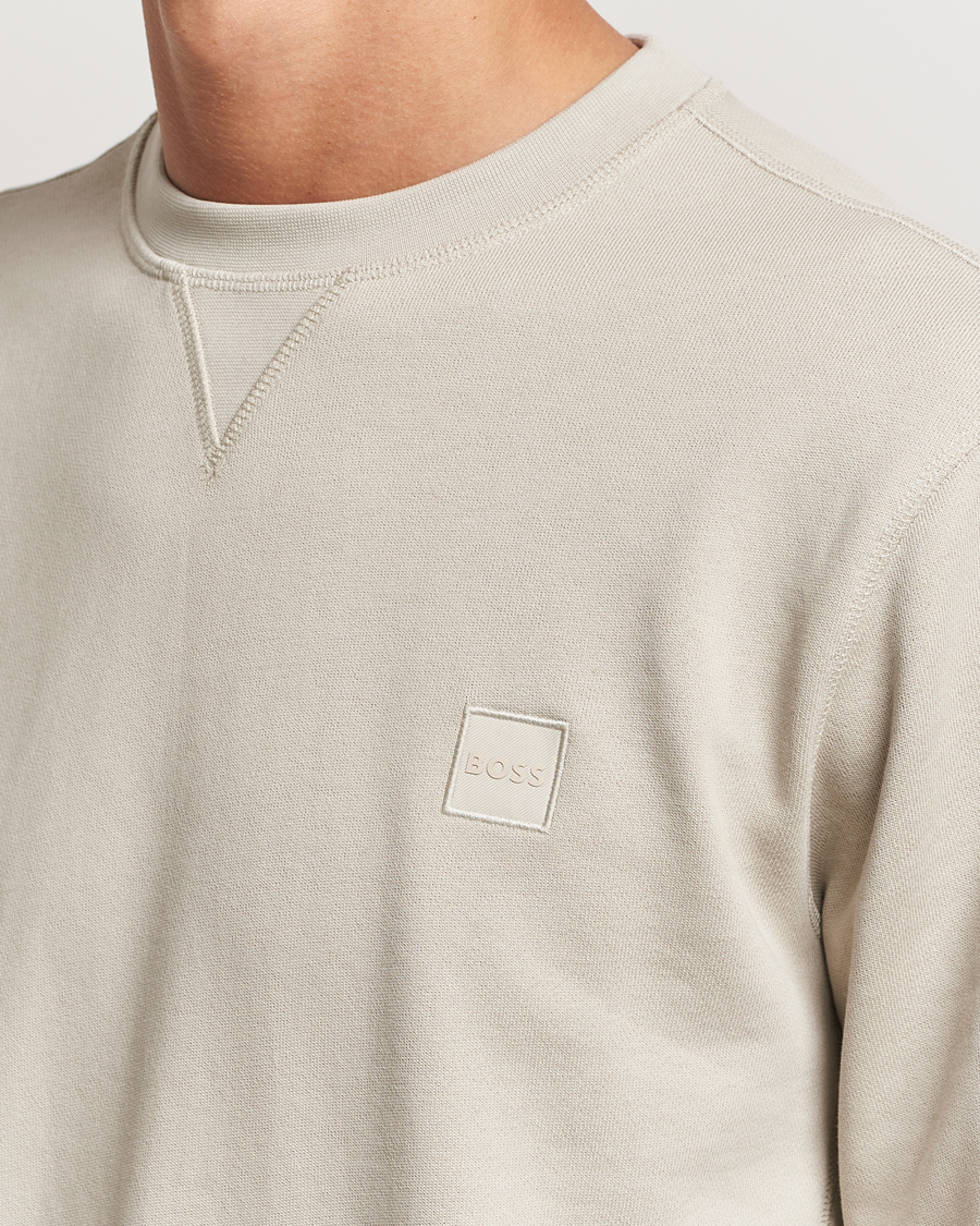Herr | Tröjor | BOSS ORANGE | Westart Logo Sweatshirt Light Beige