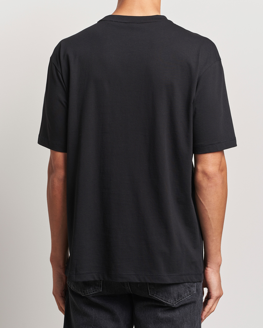 Herr | T-Shirts | BOSS ORANGE | Printed Crew Neck T-Shirt Black