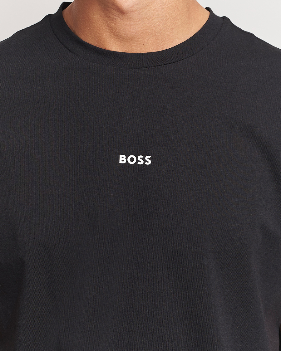 Herr | T-Shirts | BOSS ORANGE | Tchup Logo Crew Neck T-Shirt Black