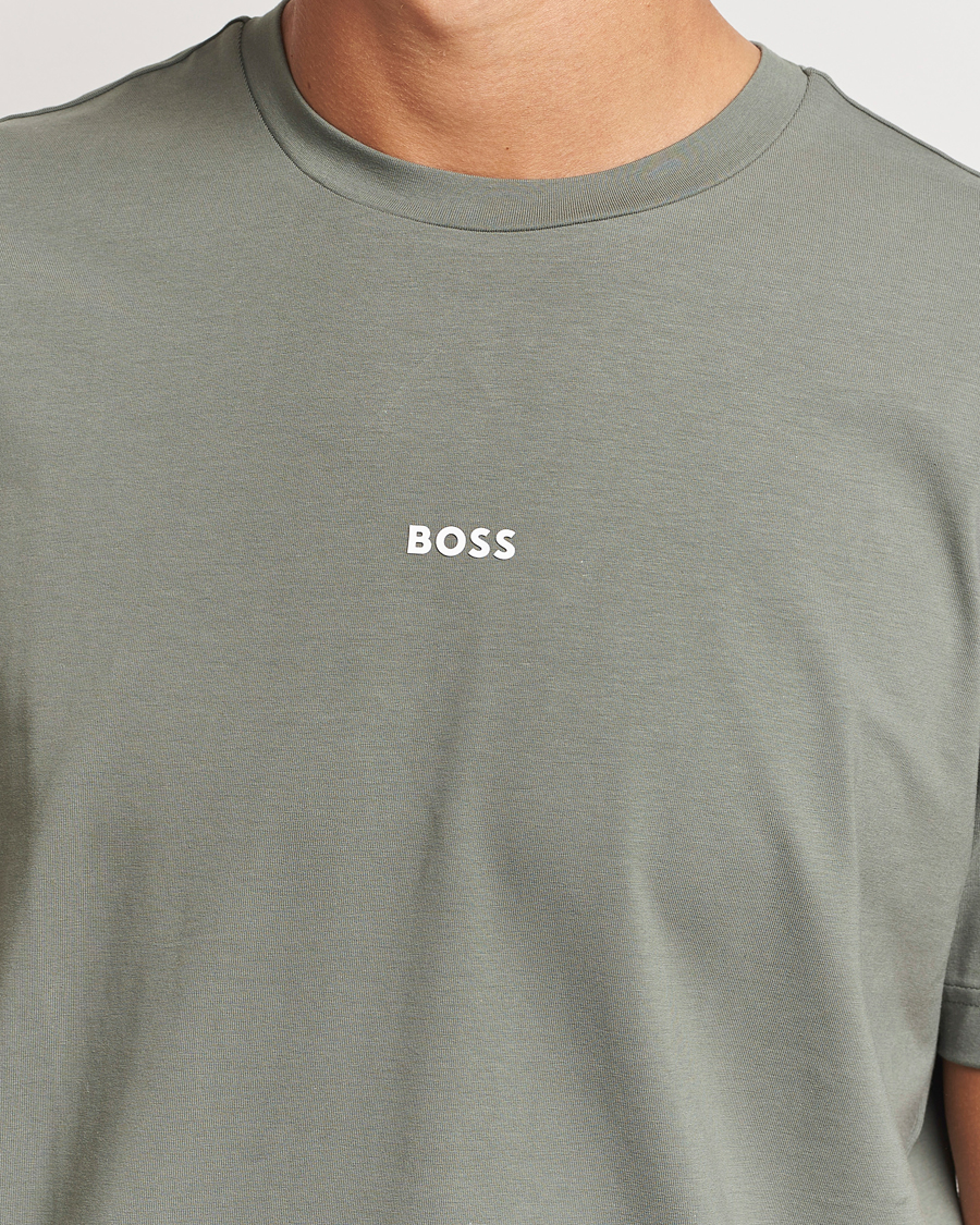 Herr | T-Shirts | BOSS ORANGE | Tchup Logo Crew Neck T-Shirt Open Grey