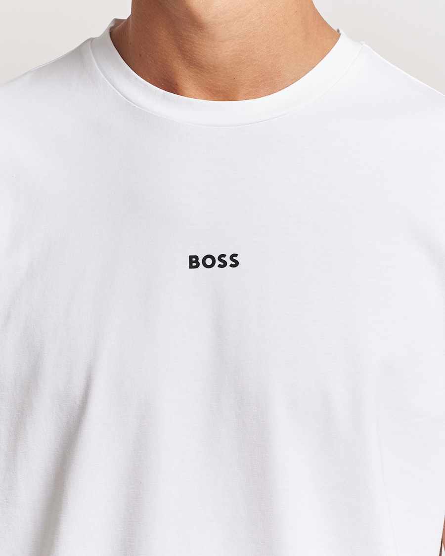 Herr | T-Shirts | BOSS ORANGE | Tchup Logo Crew Neck T-Shirt White