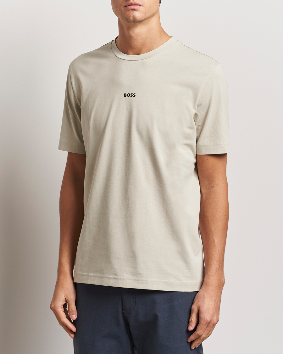 Herr | T-Shirts | BOSS ORANGE | Tchup Logo Crew Neck T-Shirt Light Beige