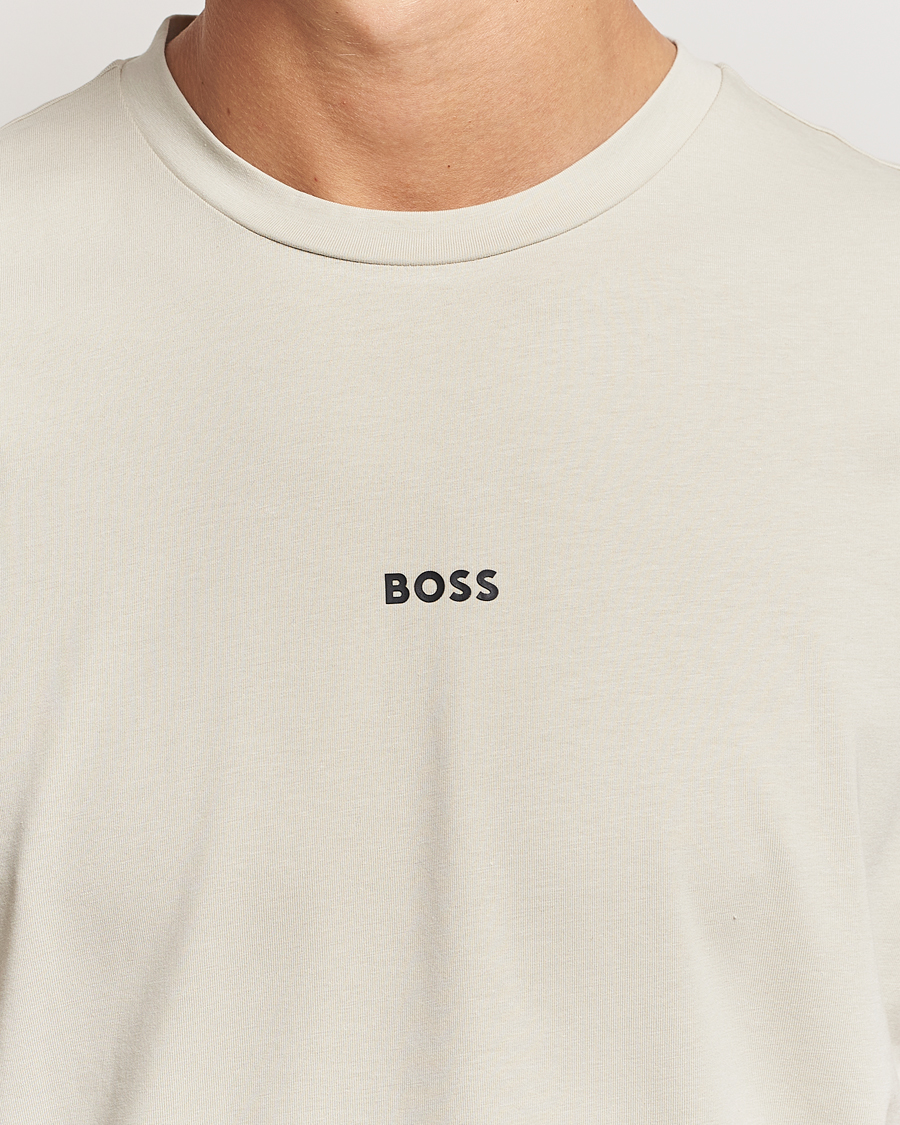 Herr | T-Shirts | BOSS ORANGE | Tchup Logo Crew Neck T-Shirt Light Beige