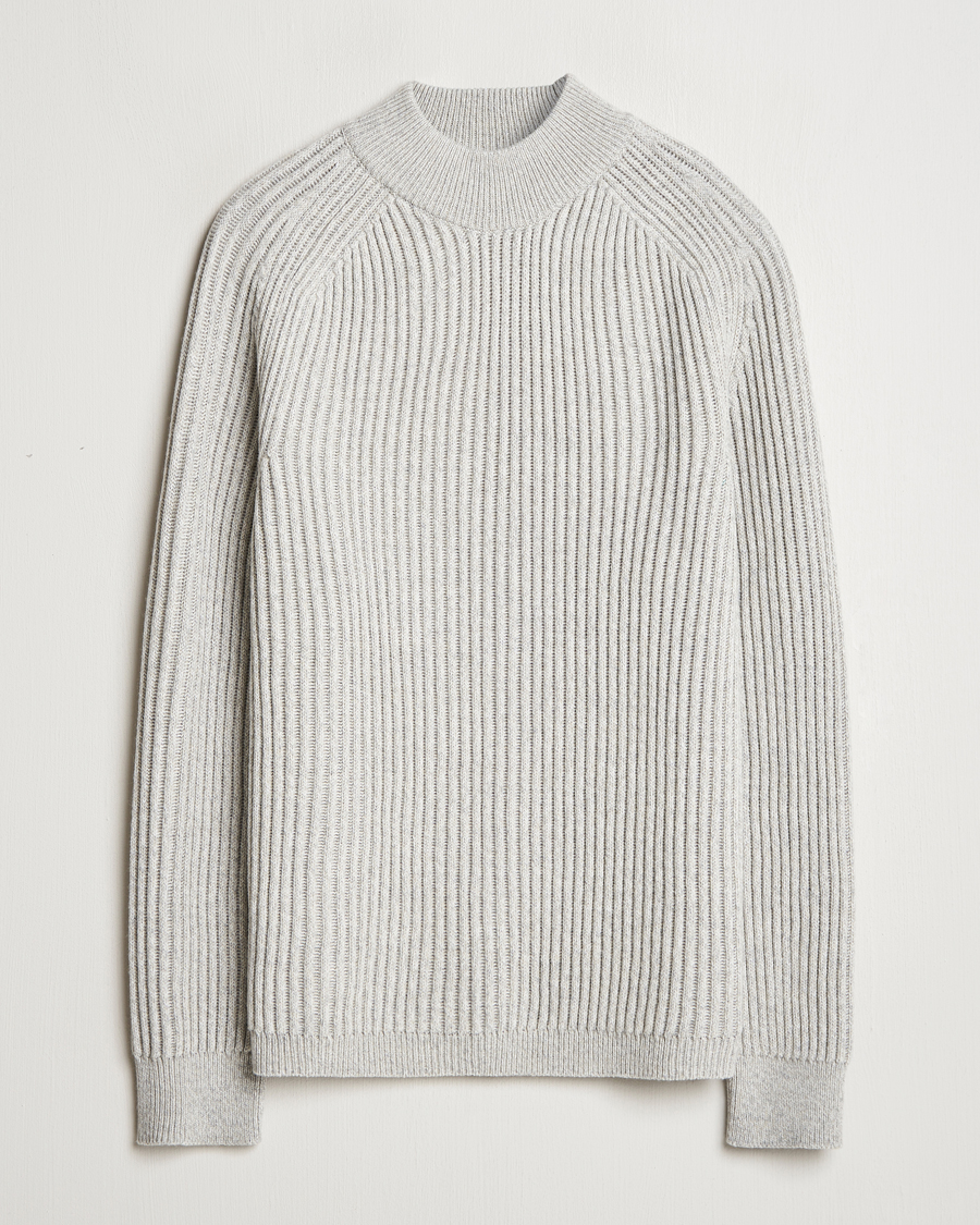 Herr | Tröjor | BOSS ORANGE | Kearth Rib Knitted Polo Light Beige