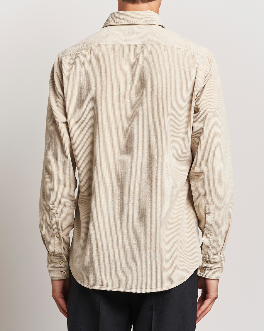 Herr | Skjortor | BOSS ORANGE | Relegant Corduroy Shirt Light Beige