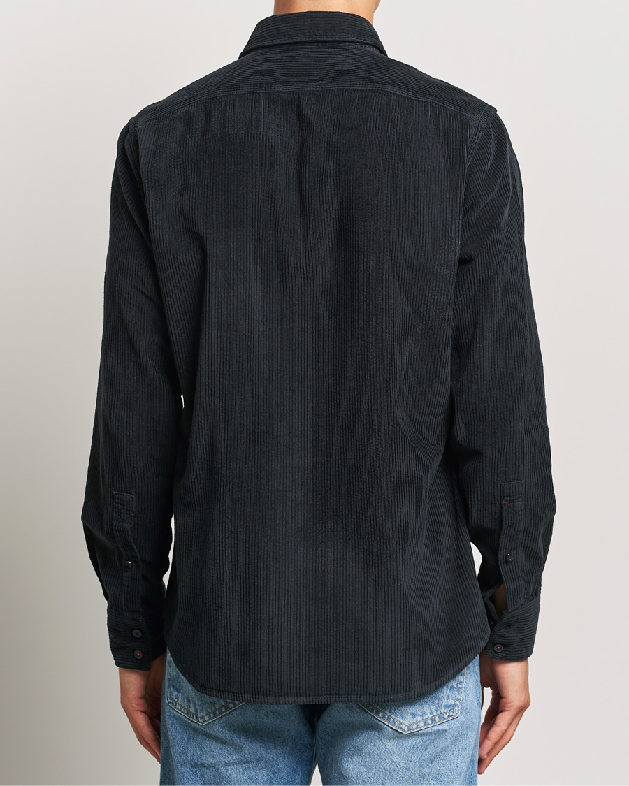 Herr | Skjortor | BOSS ORANGE | Relegant Corduroy Shirt Dark Blue