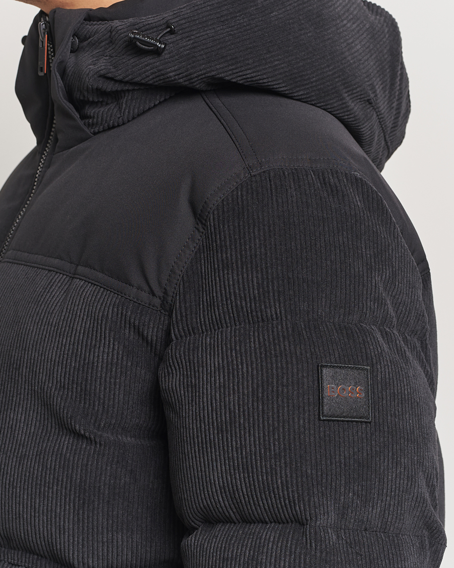 Herr | Jackor | BOSS ORANGE | Odope Padded Corduroy Jacket Black
