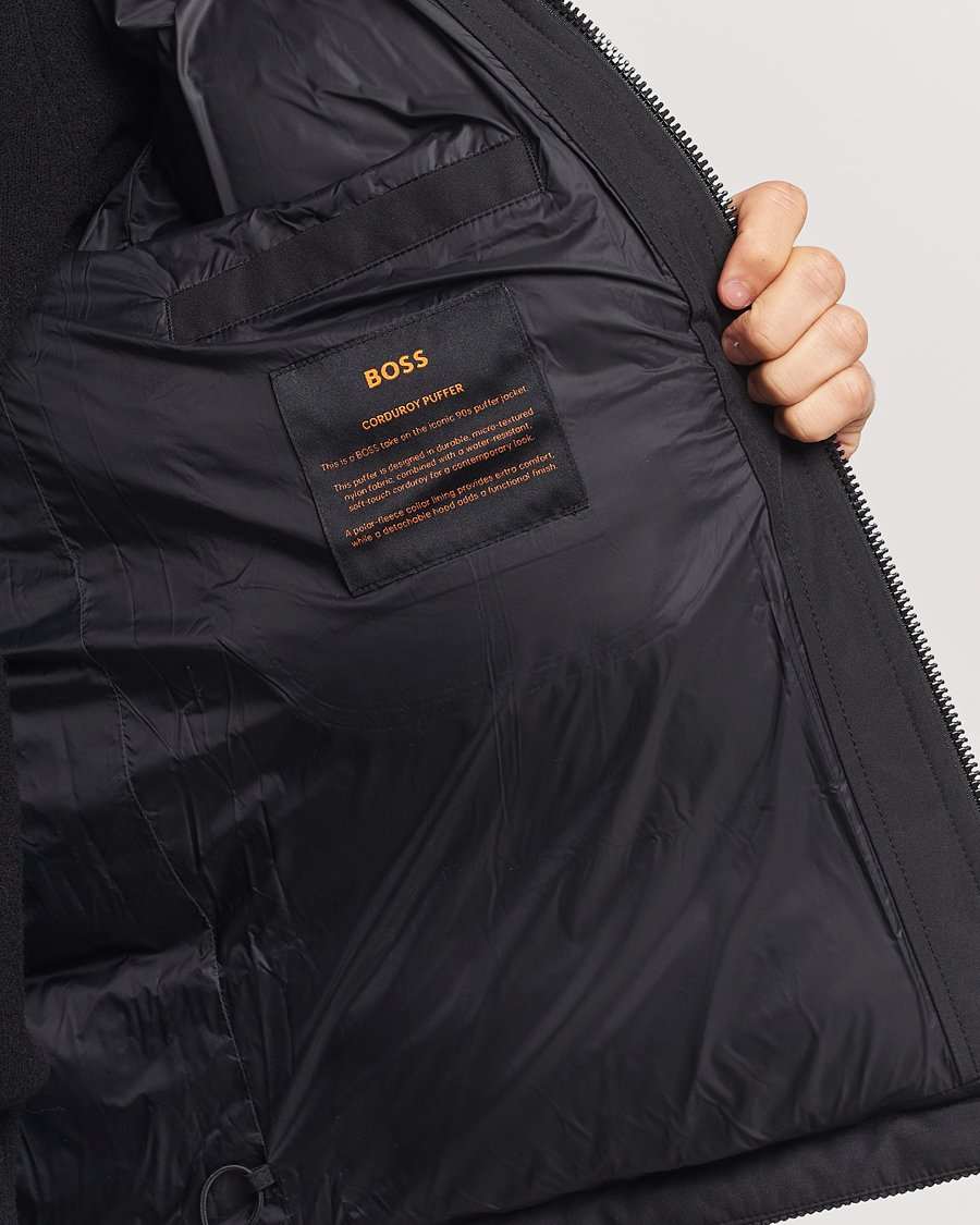 Herr | Jackor | BOSS ORANGE | Odope Padded Corduroy Jacket Black