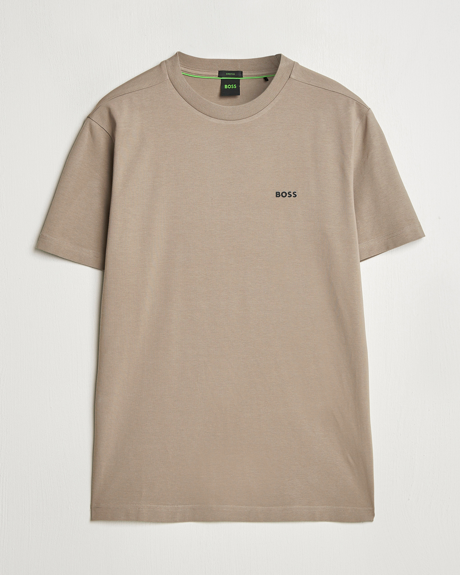Herr | T-Shirts | BOSS GREEN | Logo Crew Neck T-Shirt Light Green