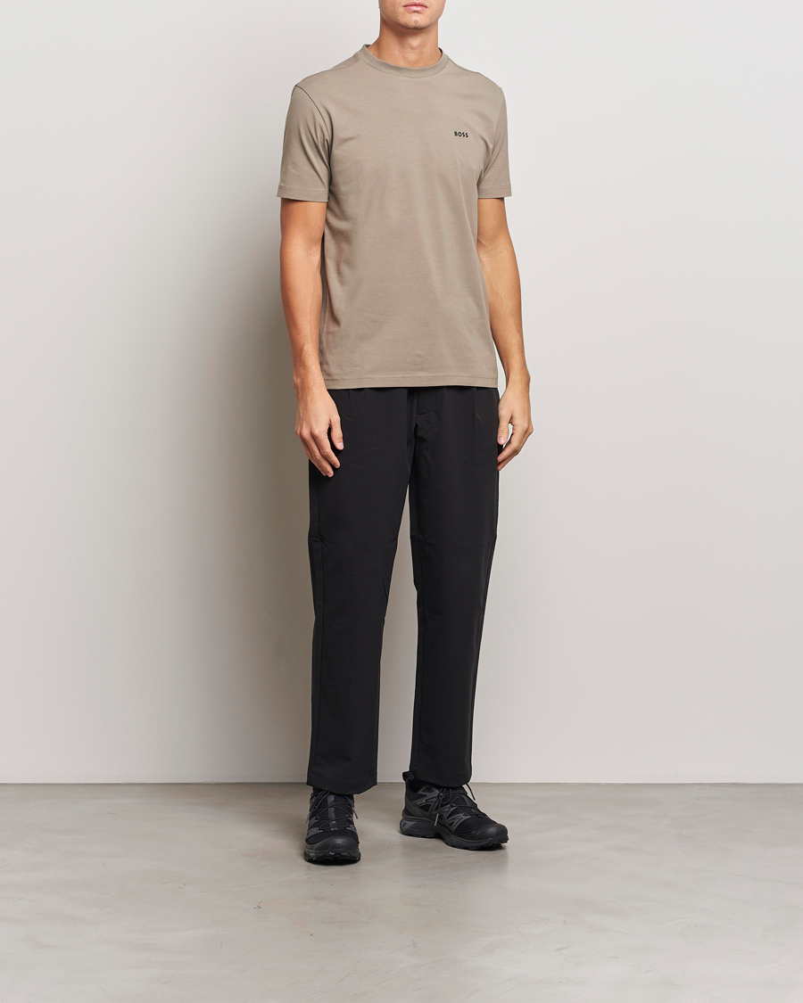 Herr | T-Shirts | BOSS GREEN | Logo Crew Neck T-Shirt Light Green
