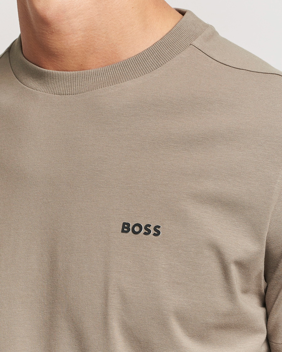 Herr | T-Shirts | BOSS GREEN | Logo Crew Neck T-Shirt Light Green