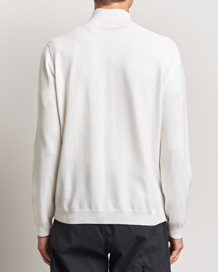 Herr | Tröjor | BOSS GREEN | Momentum Knitted Half Zip White