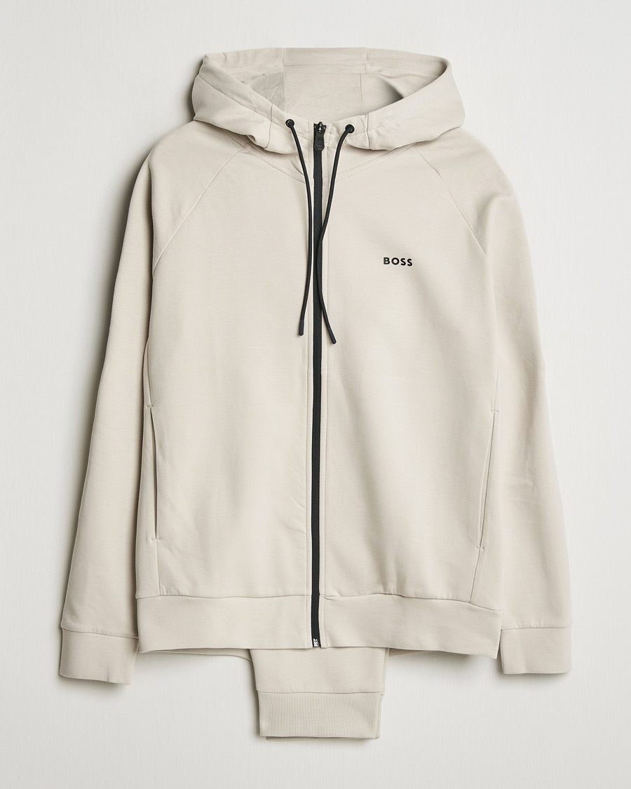Herr | Tröjor | BOSS GREEN | Tracksuit Set Light Beige