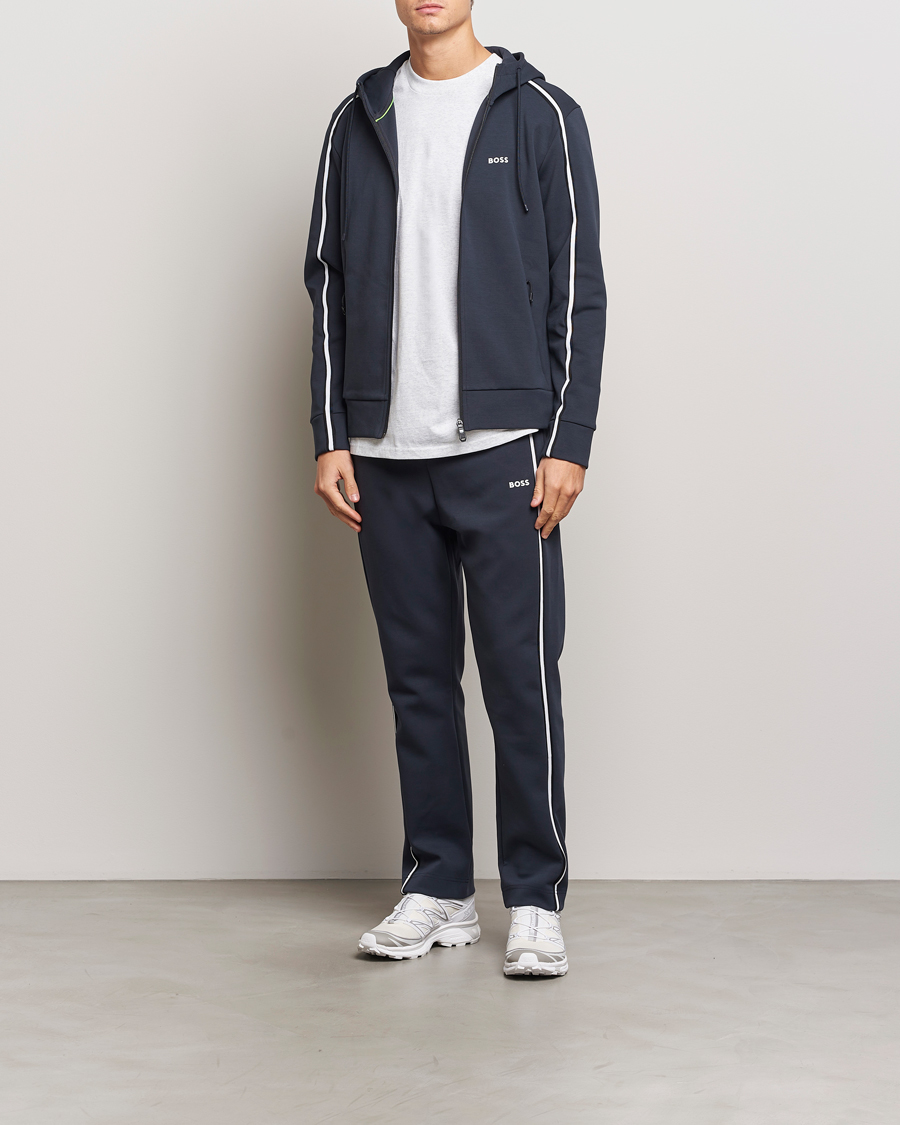 Herr | Byxor | BOSS GREEN | Hadim Sweatpants Dark Blue
