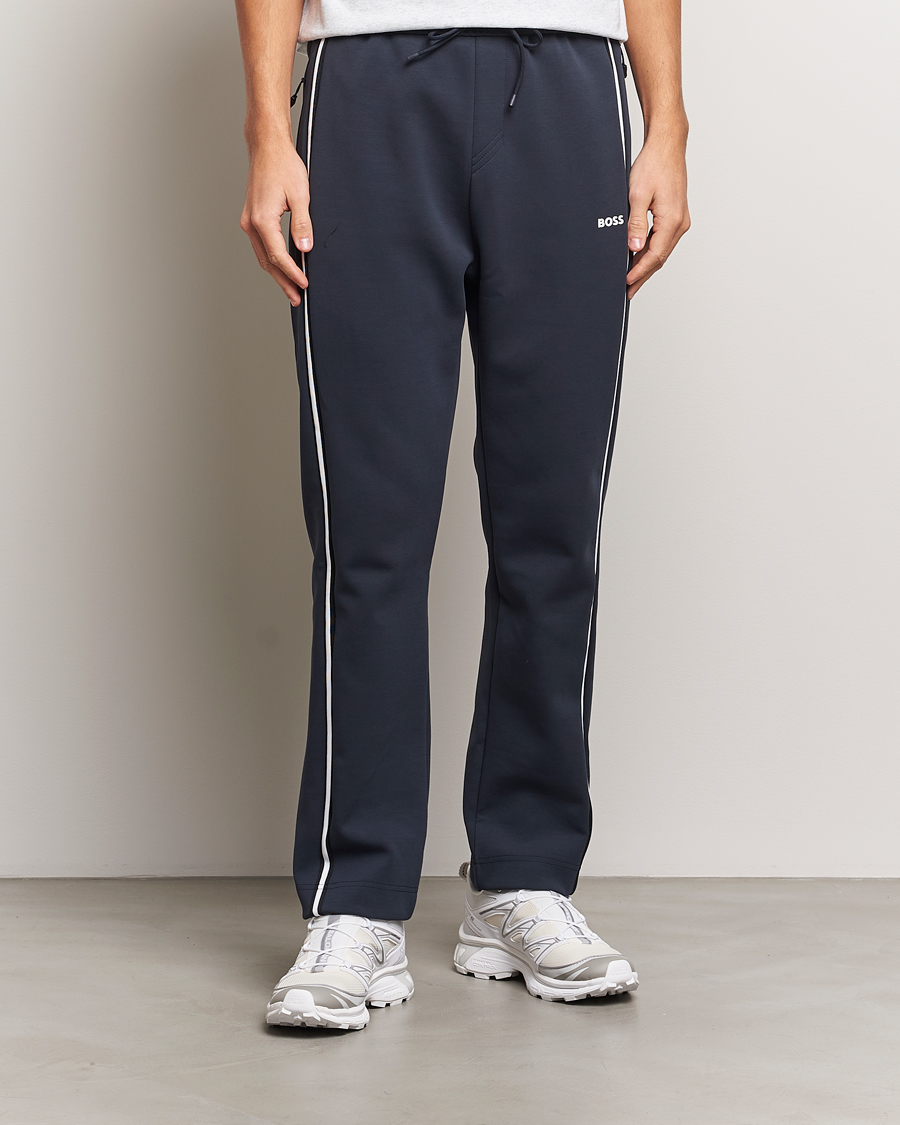 Herr | Byxor | BOSS GREEN | Hadim Sweatpants Dark Blue