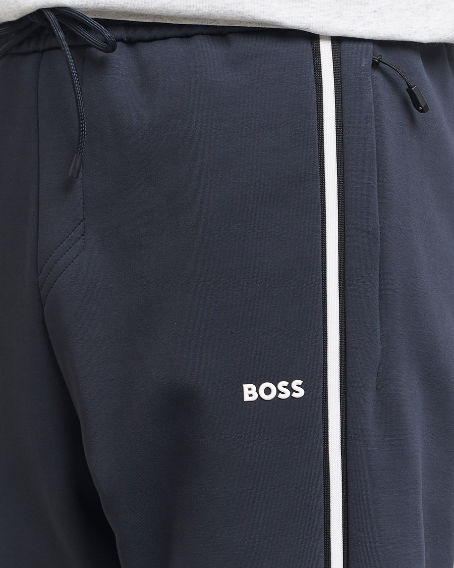 Herr | Byxor | BOSS GREEN | Hadim Sweatpants Dark Blue